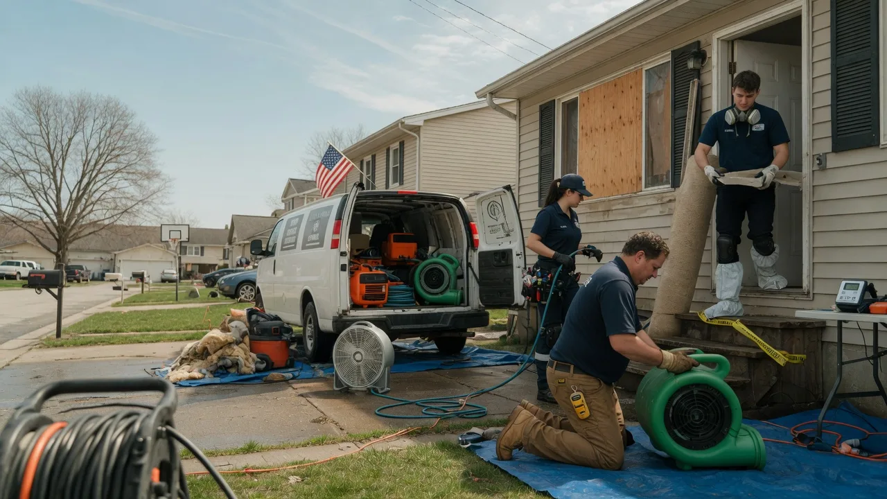 Water Damage Restoration in Salvisa, KY near me